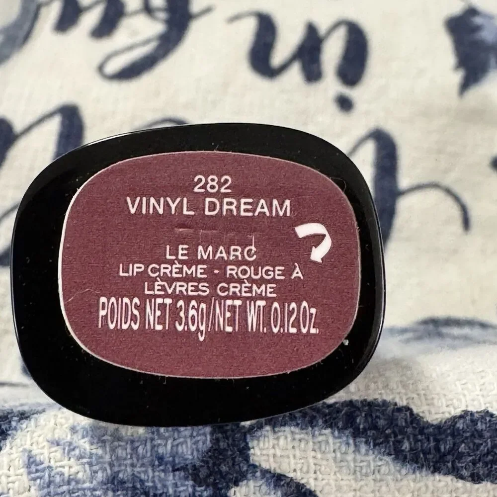 Marc Jacobs Le Marc Lip Creme Lipstick  Vinyl Dream 282 Mauve Plum Full Sz NIB